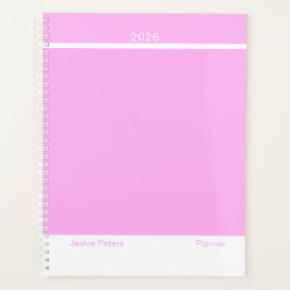 Kaugummi-Rosa Minimalist Planer