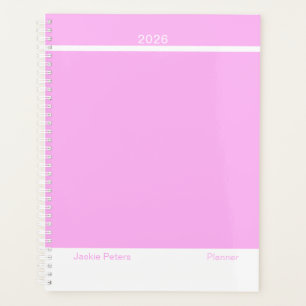 Kaugummi-Rosa Minimalist Planer
