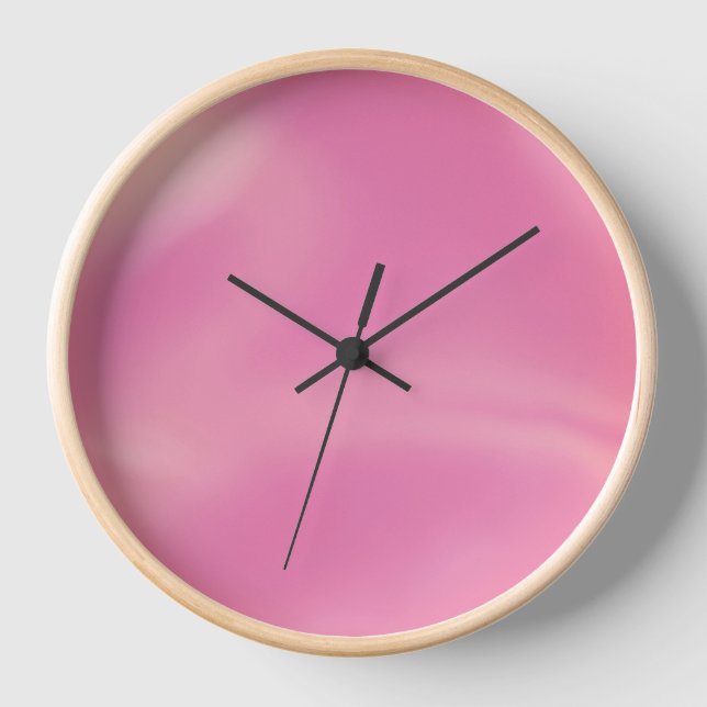 Kaugummi-Rosa  Uhr (Vorderseite)