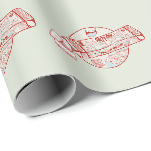 Kaugummi-Thunfischgeschmack Geschenkpapier