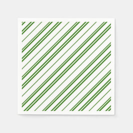 Kaugummi-Zuckerstangen-Weihnachtsstreifen Serviette