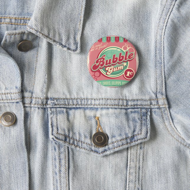 Kaugummiknopf Button (Beispiel)