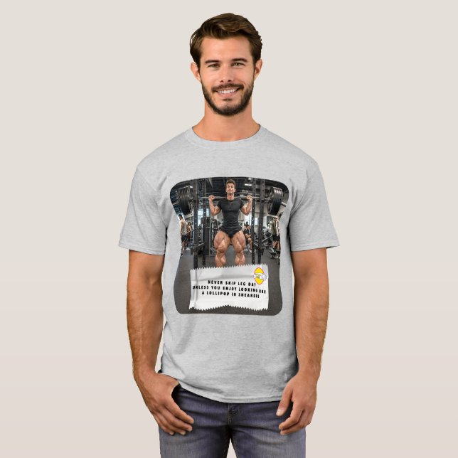 Kaugummipapier Witze Beintag T-Shirt (Vorne ganz)