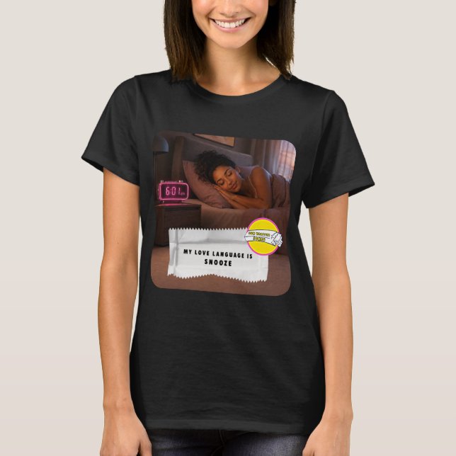 Kaugummipapier Witze Liebessprache TShirt (Vorderseite)