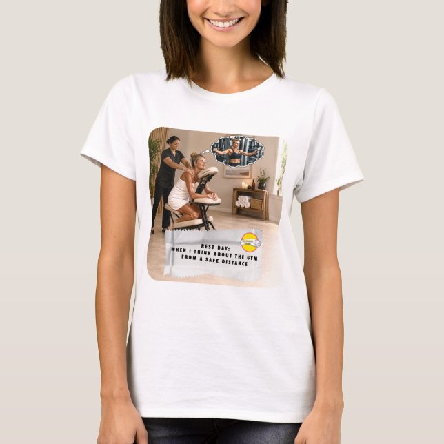Kaugummipapier Witze Ruhetag T-Shirt (Vorderseite)