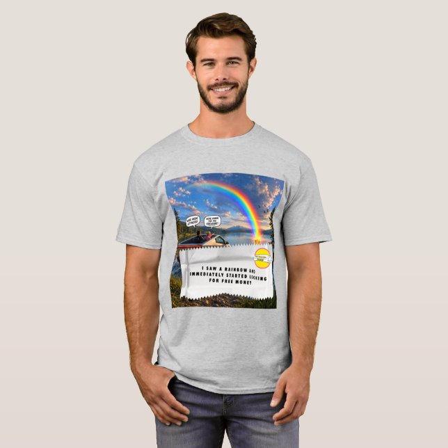Kaugummipapier Witze T-Shirt (Vorne ganz)
