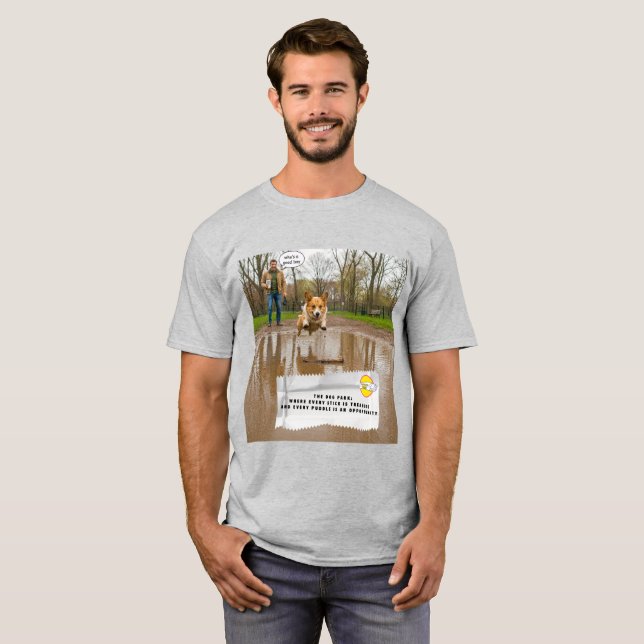 Kaugummipapier Witze T-Shirt (Vorne ganz)