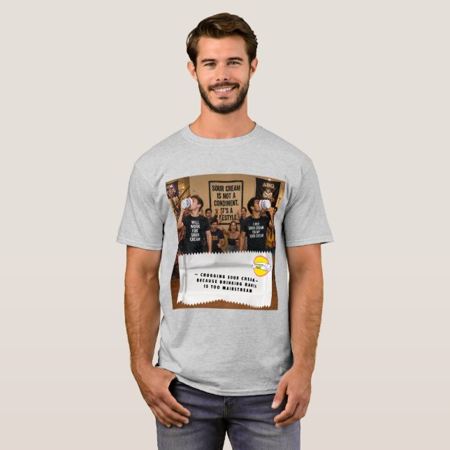 Kaugummiverpackung-Witze T-Shirt (Vorne ganz)