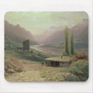 Kaukasische Schlucht, 1893 Mousepad