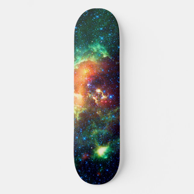 Kaulquollennebel im Aurigakonstellat Skateboard (Vorderseite)