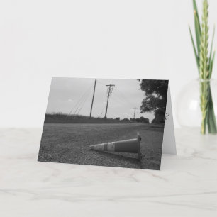 "Kaum arbeiten" - Gute Karte erhalten