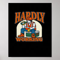 kaum arbeitendes Arbeitnehmerdesign