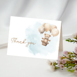 Kaum Erwartetes Neutrales Babyshower Dankeskarte