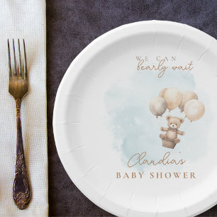 Kaum Erwartetes Neutrales Babyshower Pappteller