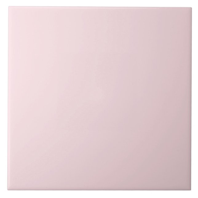 Kaum rosa Keramik Tile. Fliese (Vorderseite)