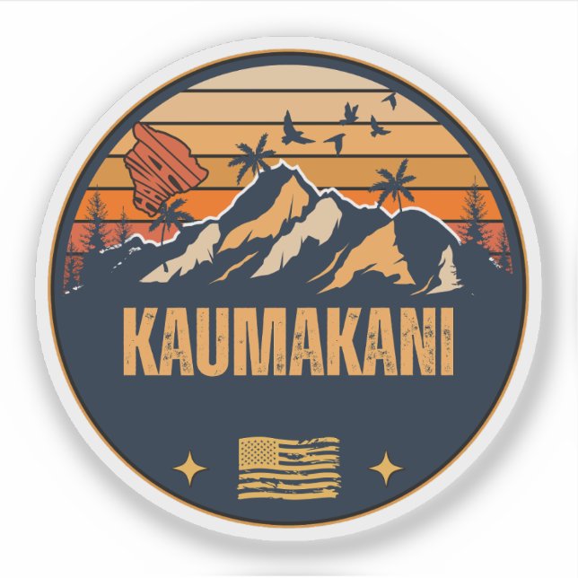 Kaumakani, Hawaii Aufkleber (Vorderseite)
