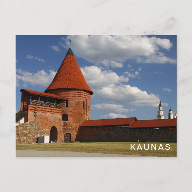 Kaunas Postkarte (Vorderseite)