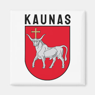 Kaunas Wappen, Litauen Magnet