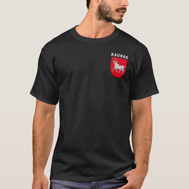 Kaunas Wappen, Litauen T-Shirt (Vorderseite)