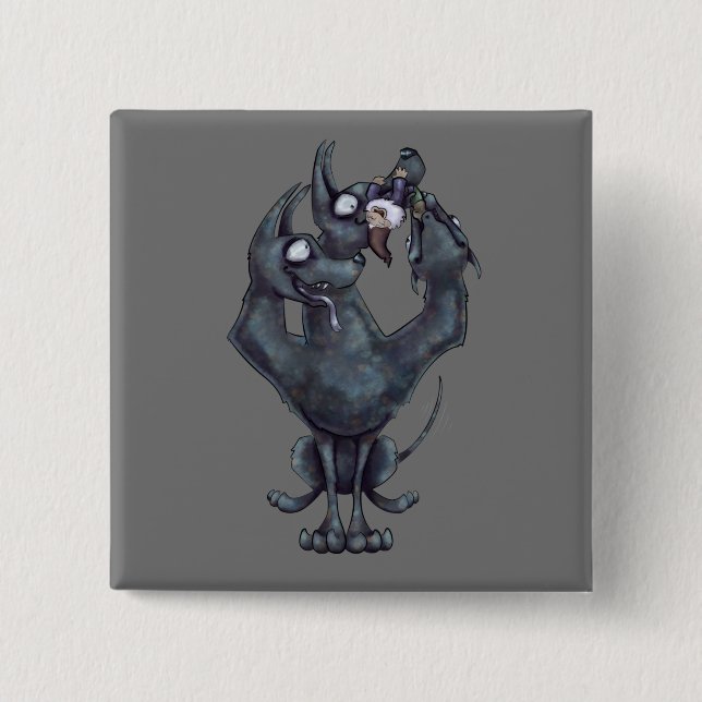 Kauspielzeug Button (Vorderseite)