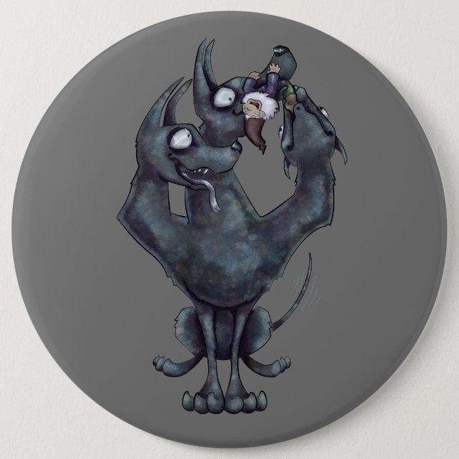 Kauspielzeug Button (Vorderseite)