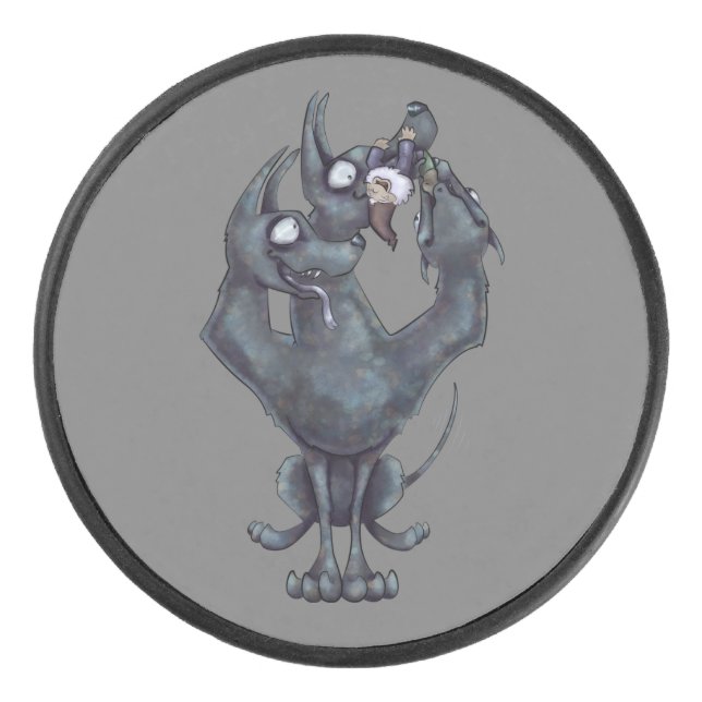 Kauspielzeug Eishockey Puck (Vorderseite)