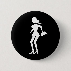 Kautionsprostitut (Attenzione Prostitute) Button