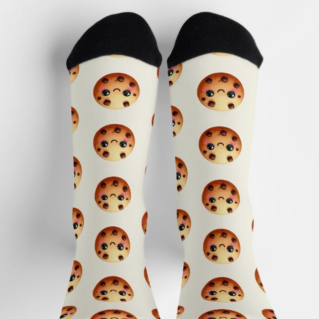 Kautschokolade Chip Cookies Socken (Oben)