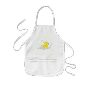Kautschuk-Ducky in Blasen Kinderschürze