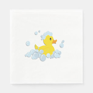 Kautschuk-Ducky in Blasen Serviette