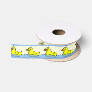 Kautschuk Ducky in der Badewanne Ribbon Satinband