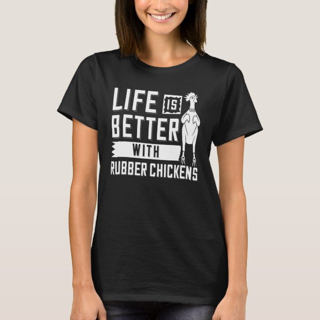 Kautschukhühnchen Screening-Kostüm T-Shirt (Vorderseite)
