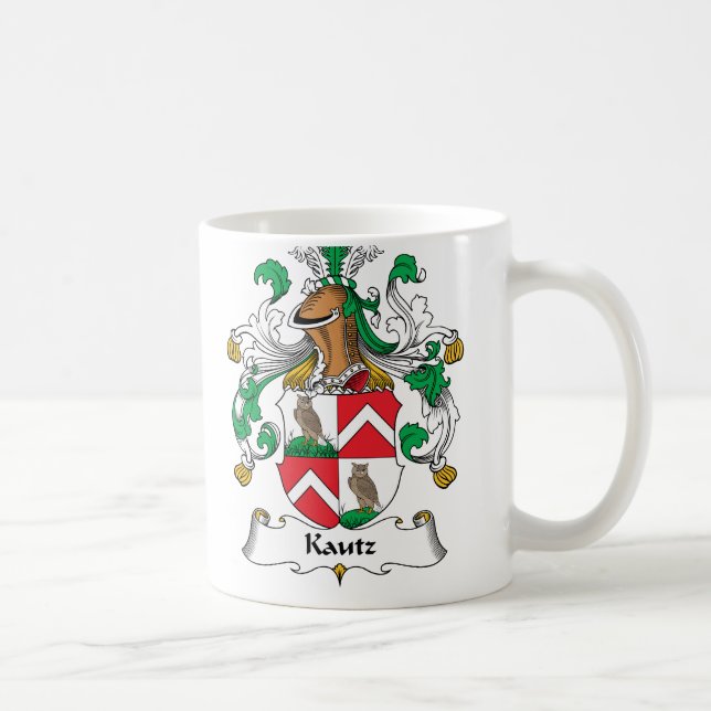 Kautz Familienwappen Tasse (Rechts)