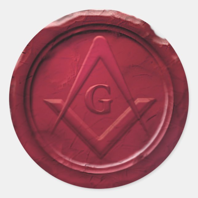 Kauwachs-Siegel.png Runder Aufkleber (Vorderseite)