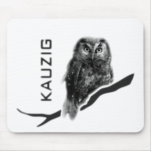 Kauz Eule Uhu käuzchen owl bird kauzig Mousepad