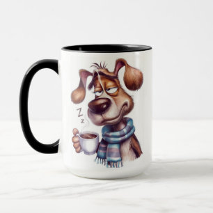 Kauziger Hund Tasse