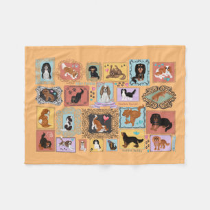 Kavalier König Charles Spaniel Blanket Fleecedecke