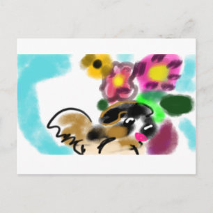 Kavalierspaniel  postkarte