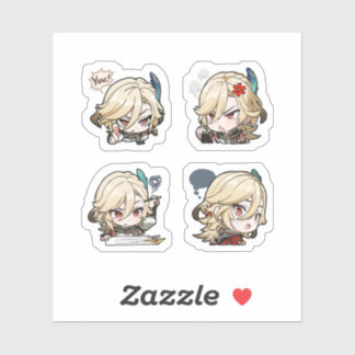 Kaveh Genshin Impact 4er Stickerbogen Aufkleber