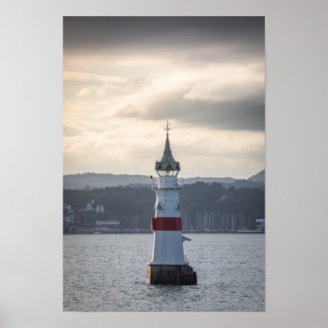 Kavringen Lighthouse Oslo Poster (Vorne)