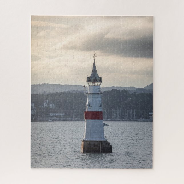 Kavringen Lighthouse Oslo Puzzle (Vertikal)