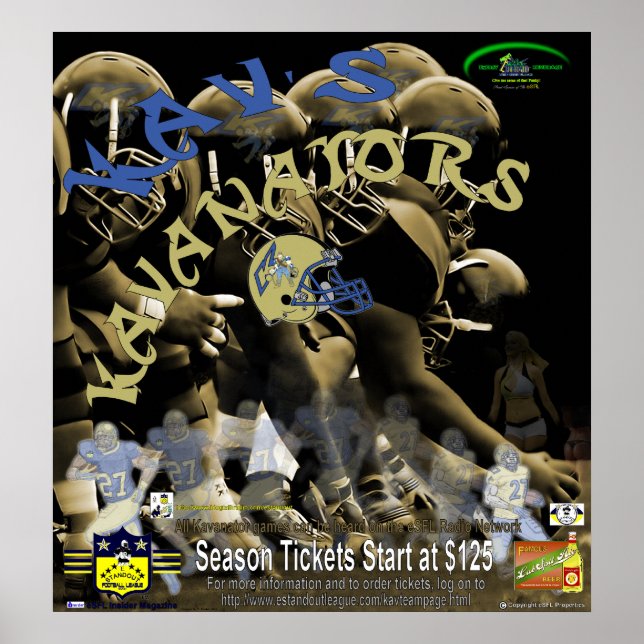 Kav's Kavanators Team Poster (Vorne)