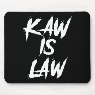Kaw Is Law Battlehawks St. Louis Football Tailgate Mousepad