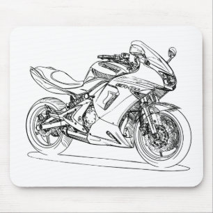 Kaw Ninja 650r ER6f 2008 Mousepad