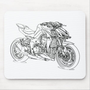 Kaw Z1000 2014 Mousepad