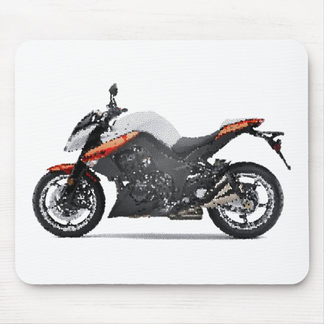 Kaw Z1000 gen3 2009+ gebrochen Mousepad (Vorne)