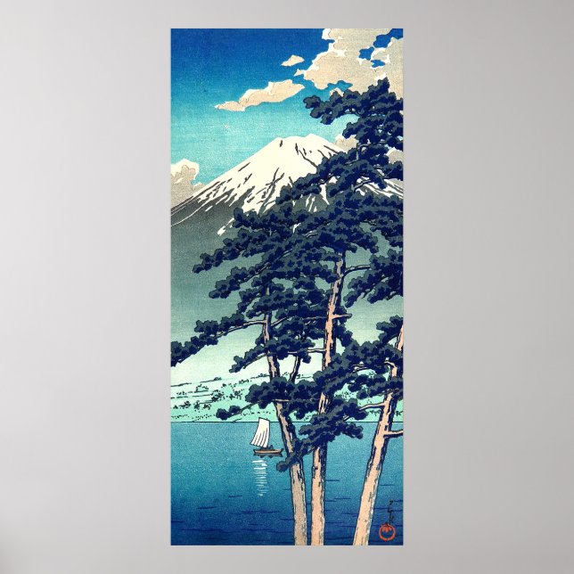 Kawaguchi Kawase Hasui 1931 Poster (Vorne)