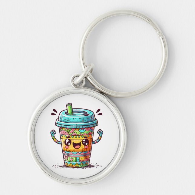 Kawai Coffee Schlüsselanhänger (Vorne)