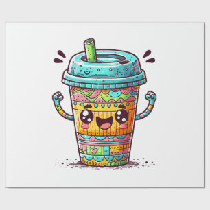 Kawai Kaffee Geschenkpapier
