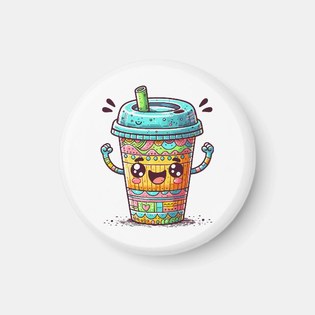 Kawai Kaffee Magnet (Vorne)